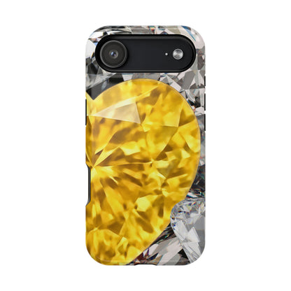 Impact-Resistant Phone Case – Heart of Gold