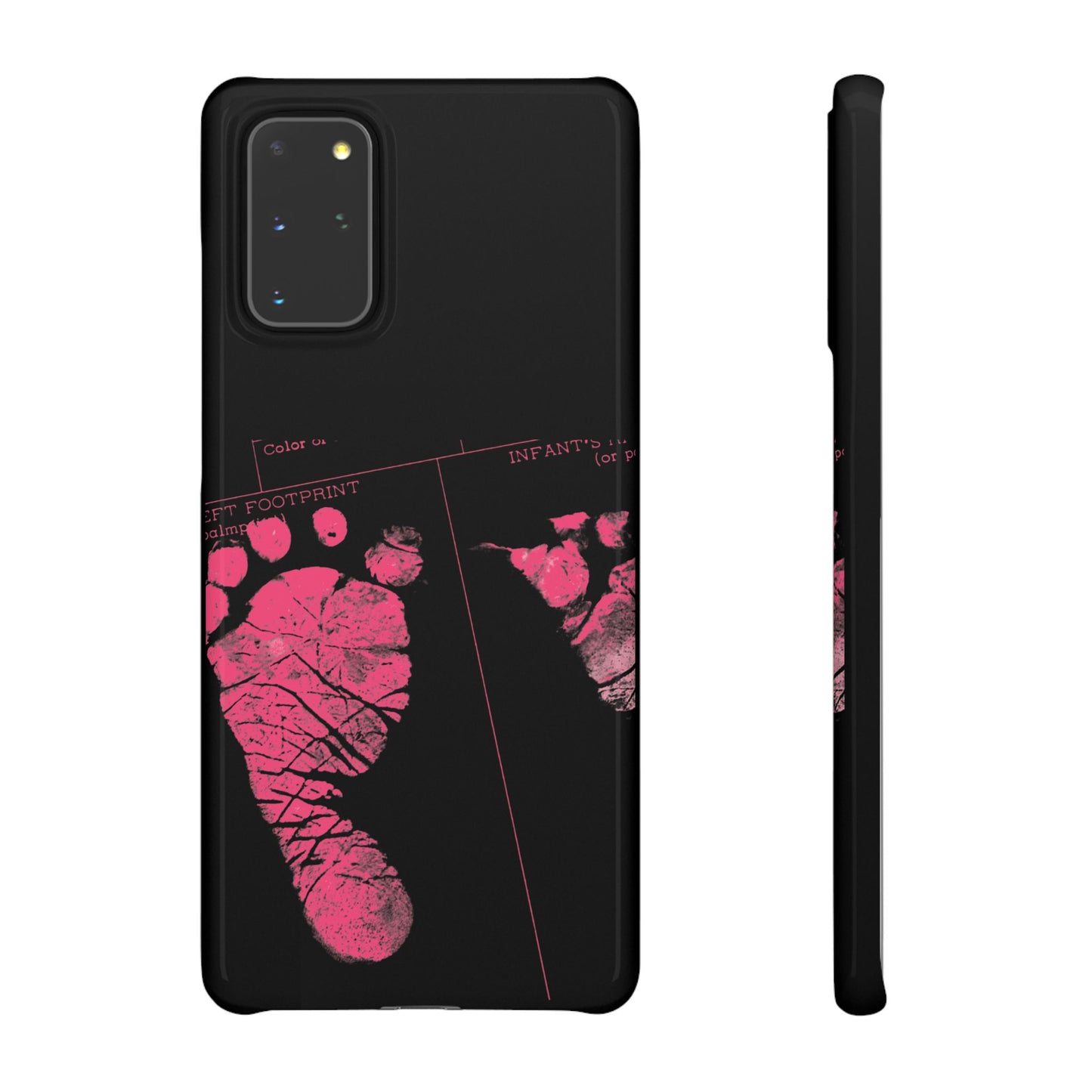 Snap Phone Case – Mom’s Little Pink Footprints