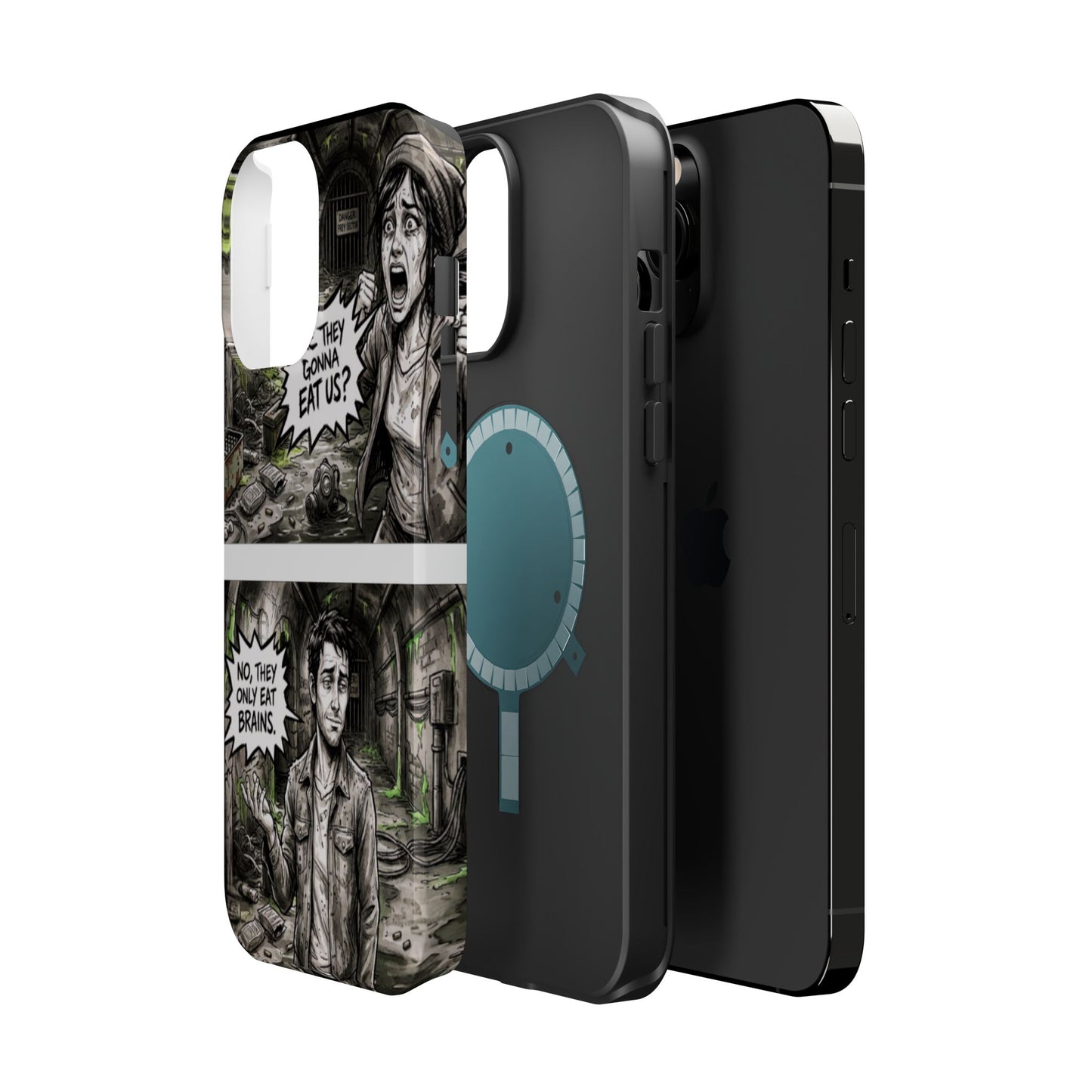 Wireless-Charging Compatible Case – Brains Only
