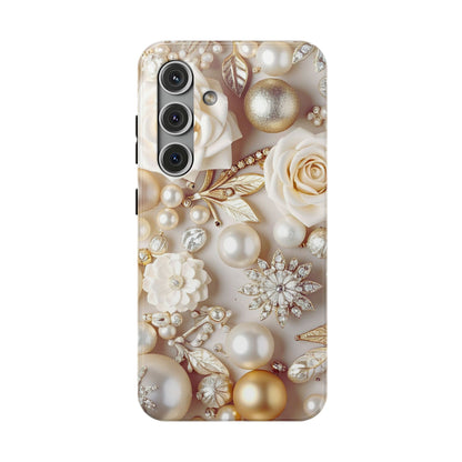 Impact-Resistant Phone Case – Ivory Opulence