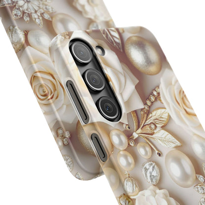 Snap Phone Case – Ivory Opulence