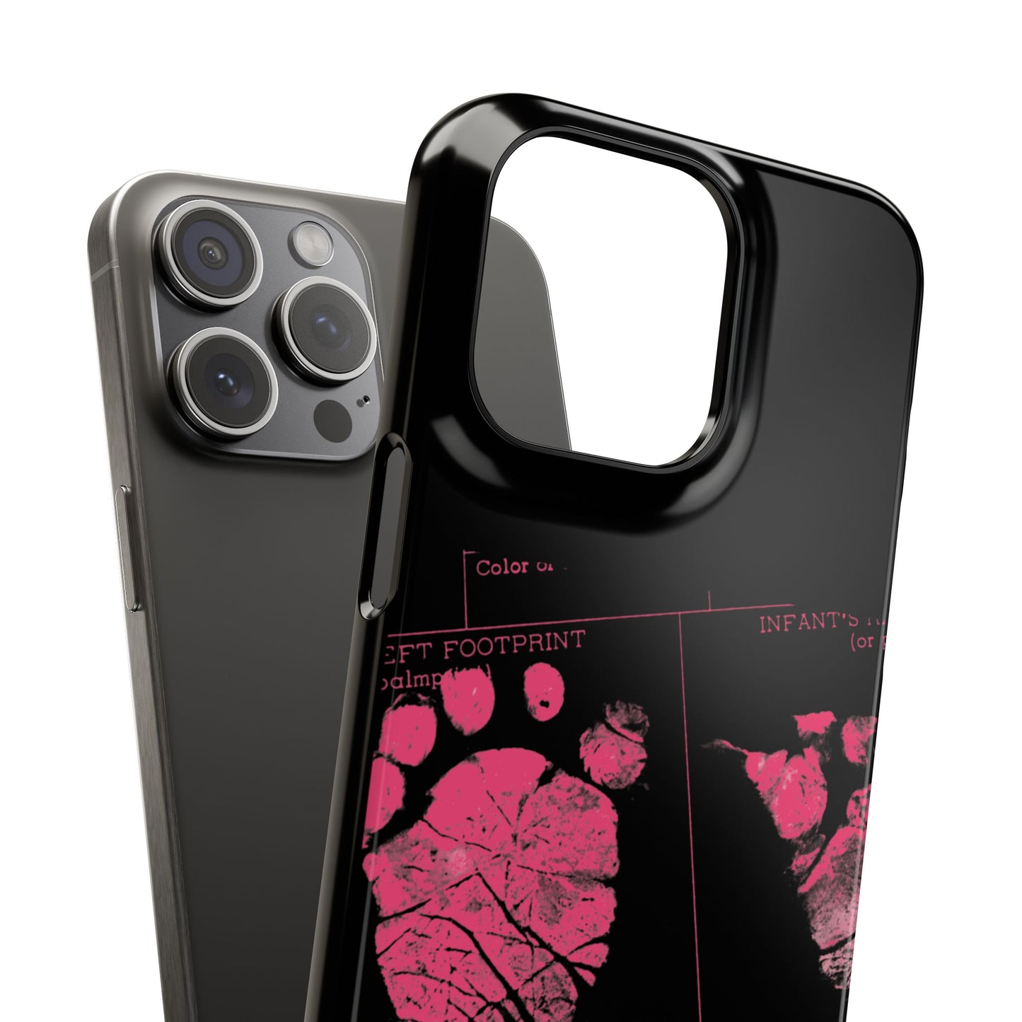 Snap Phone Case – Mom’s Little Pink Footprints
