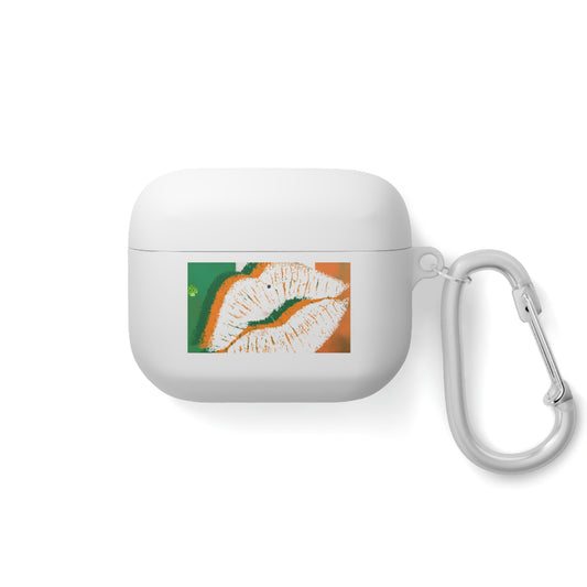 Wireless Earbud Case Cover – Irish Lip St. Patrick’s Day Design
