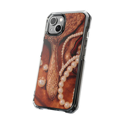 Clear Magnetic Phone Case – Bronze Vanity
