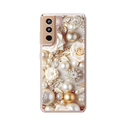 Clear Phone Case – Ivory Opulence