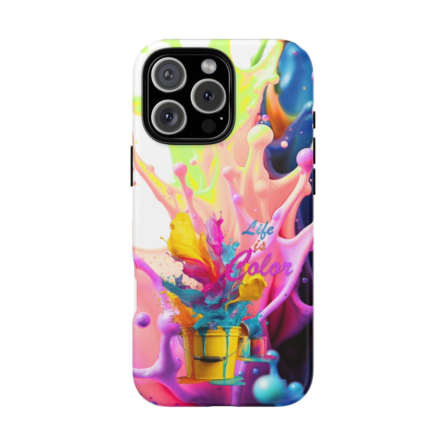 Color Splash Phone Case — “Life in Color” Protective Tough Case