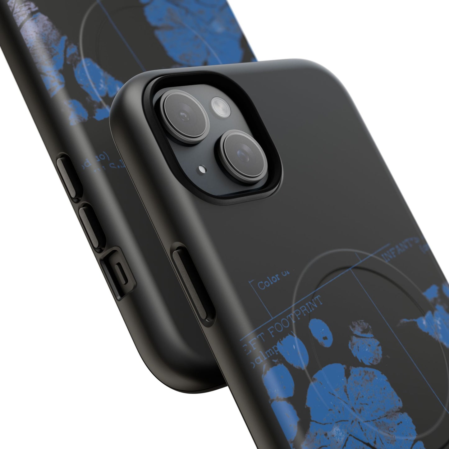 Protective Magnetic Phone Case – Mom’s Little Blue Footprints
