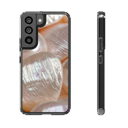 Clear Phone Case – Blush Pearl