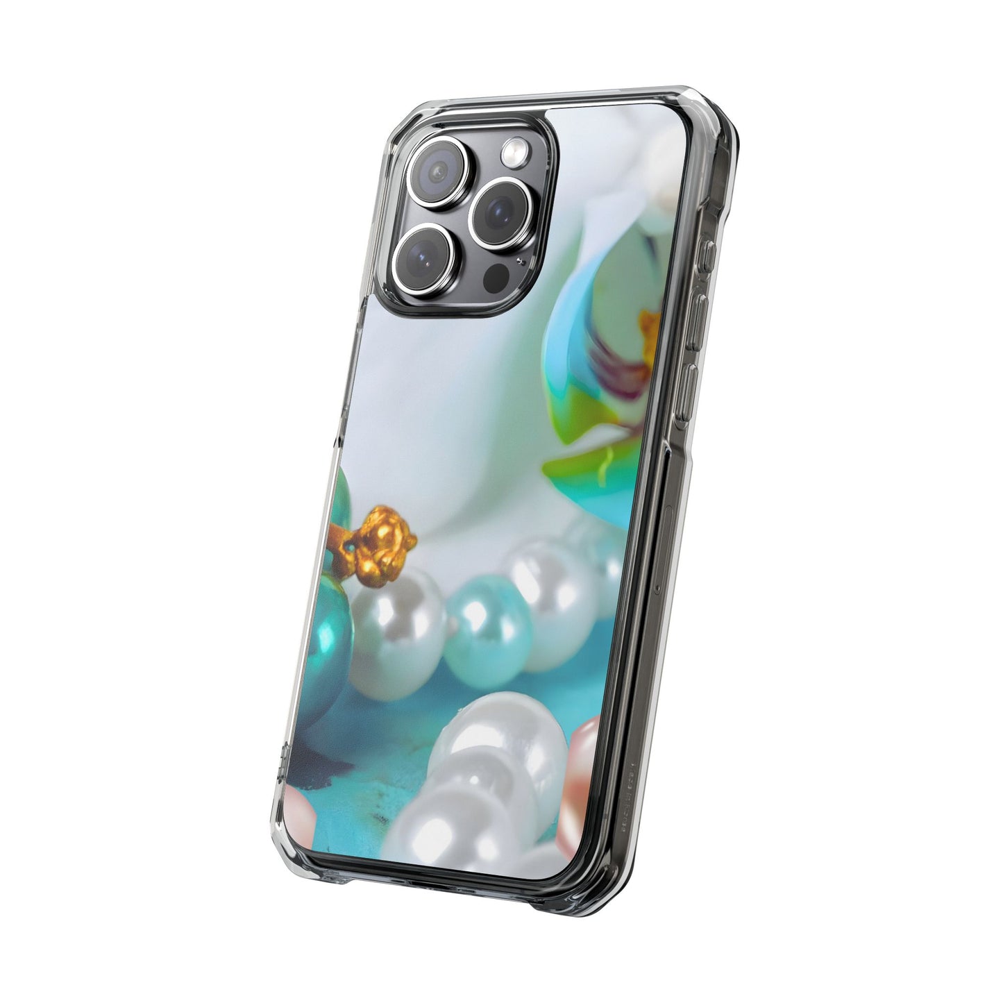 Clear Magnetic Phone Case – Mermaid's Pearl