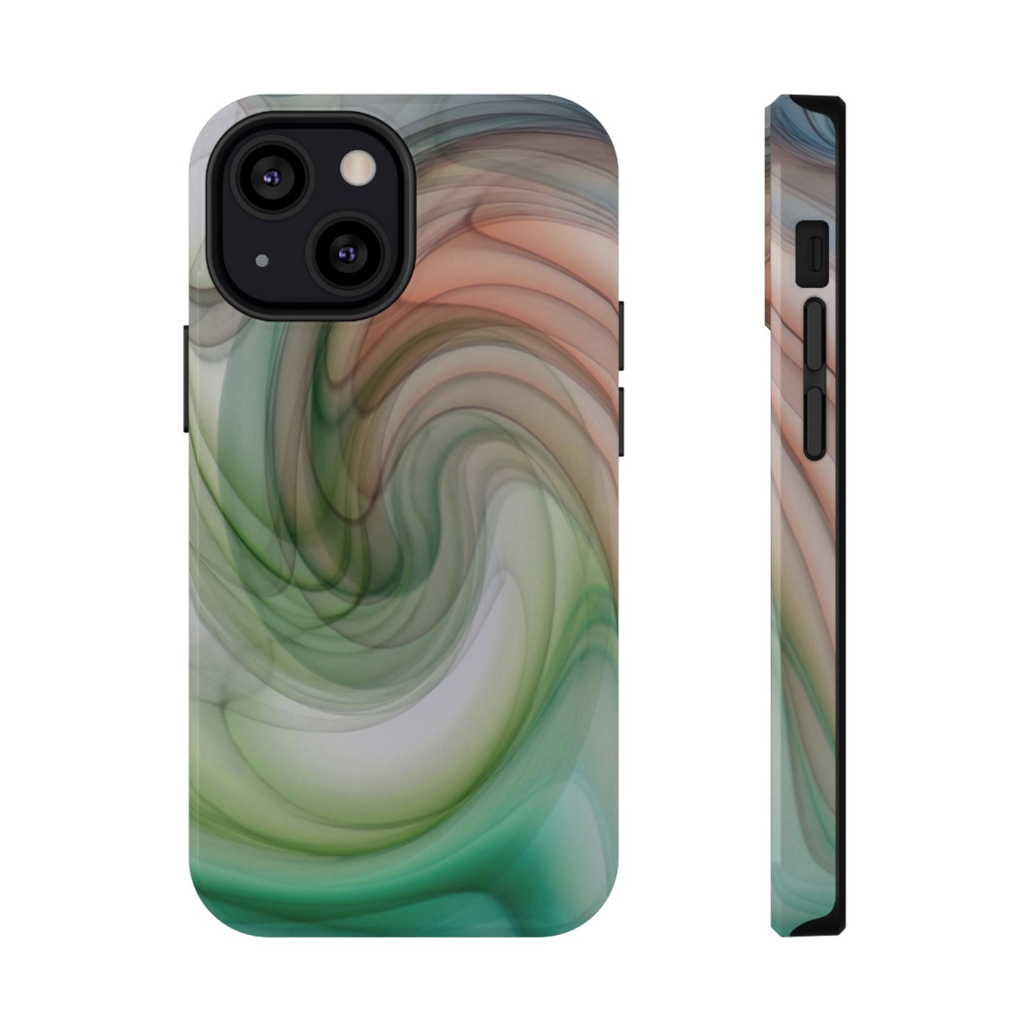 Impact-Resistant Phone Case – Marble Flow