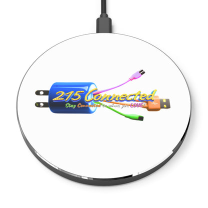 Wireless Charger – 215 Connected Logo 10W Charging Pad
