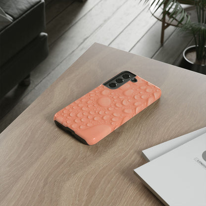 Protective Phone Case – Apricot Rain