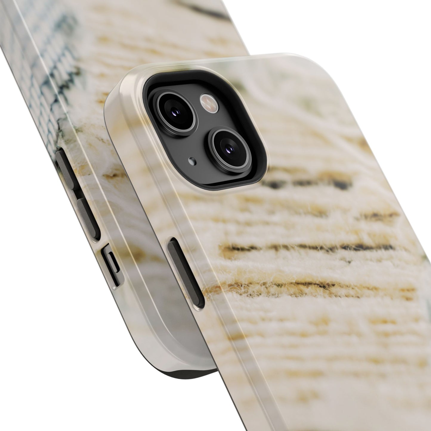 Impact-Resistant Phone Case – Woven Warmth