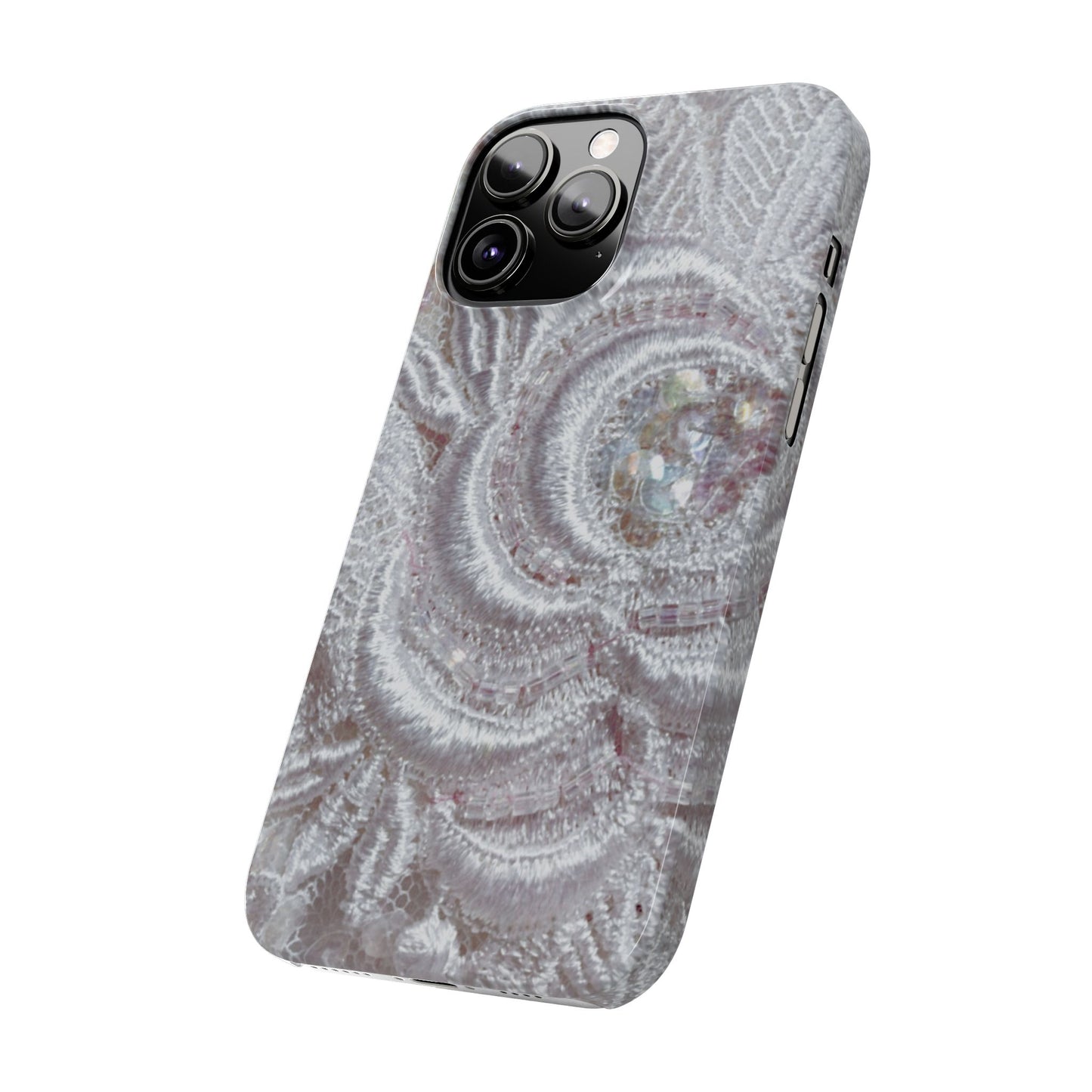 Slim Phone Case – Lace Veil