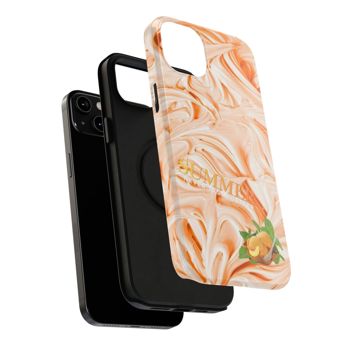 Impact-Resistant Phone Case – Peach Sorbet