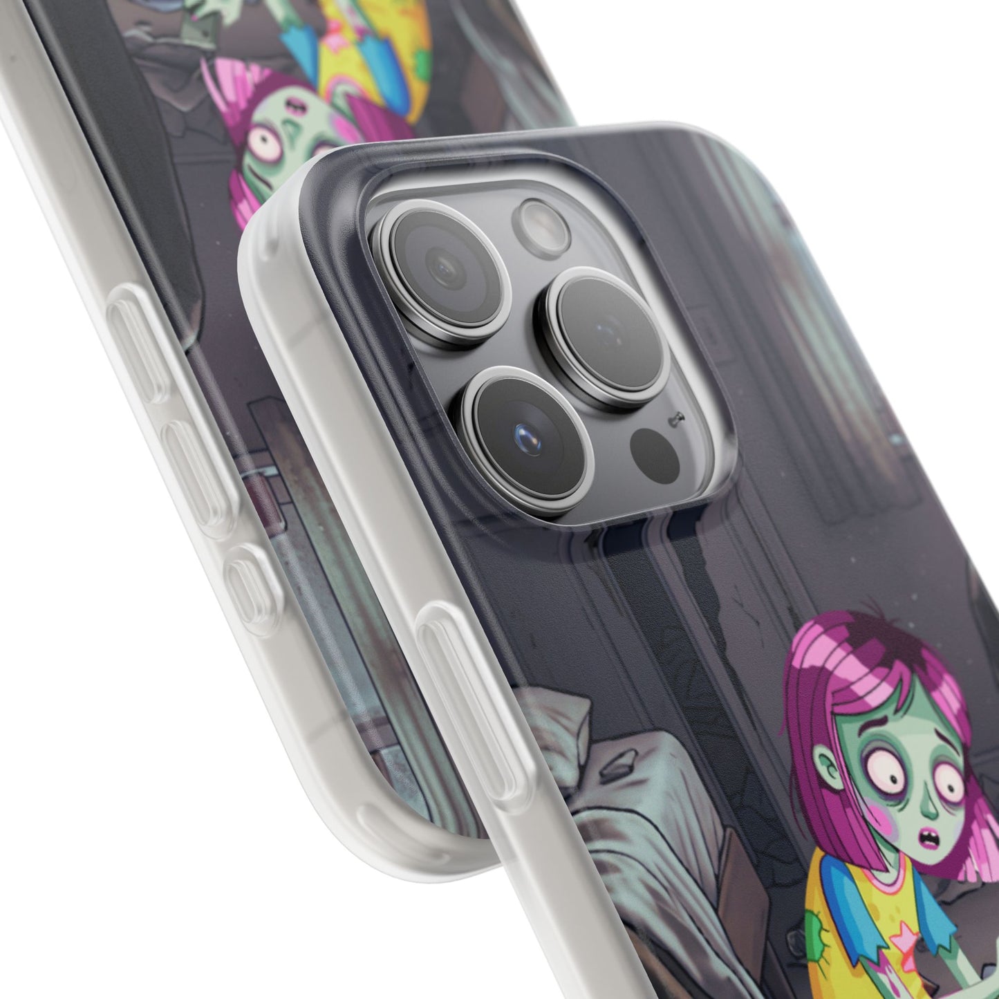 Zombie Girl Phone Case — Cute Creepy Cartoon Phone Cover