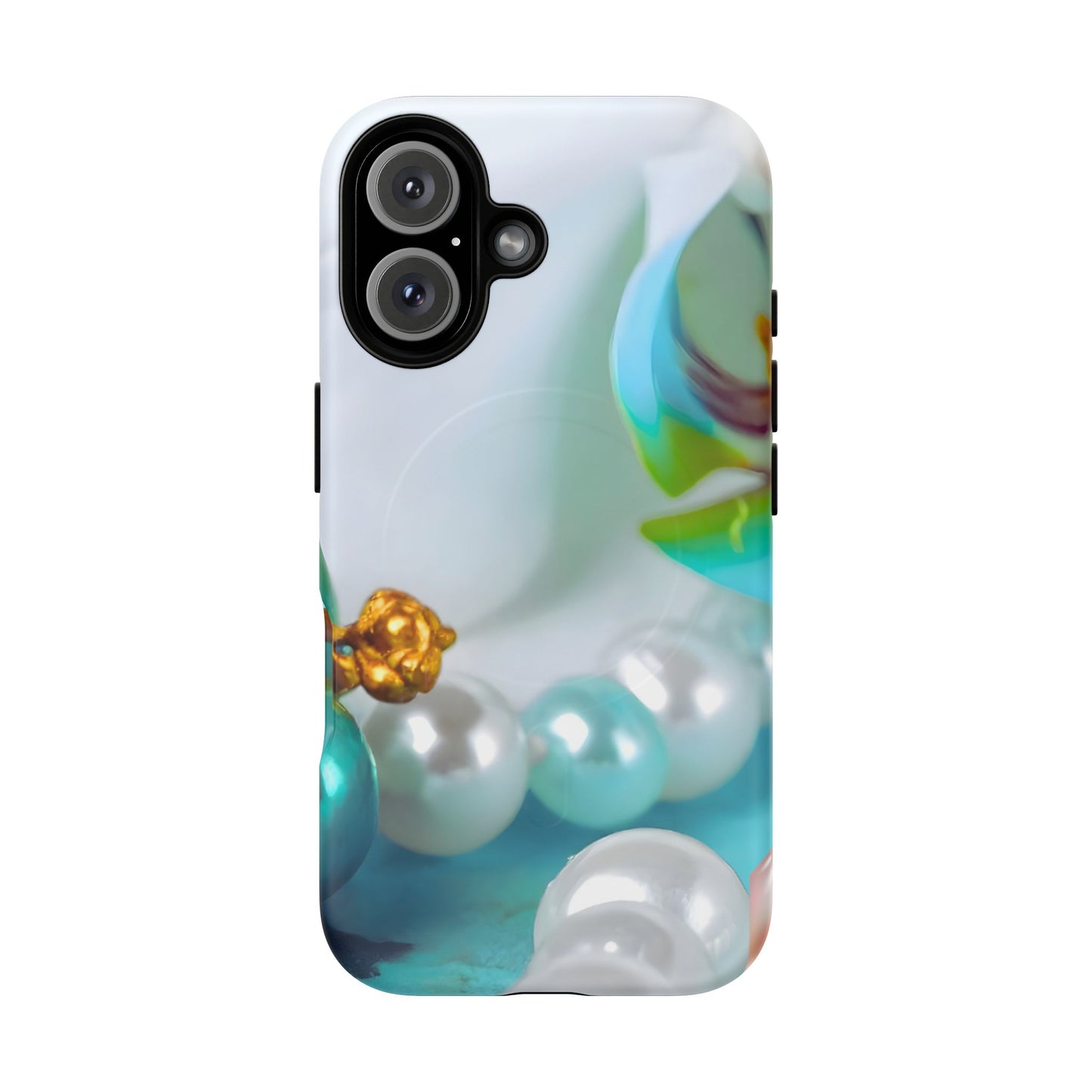 Protective Magnetic Phone Case – Mermaid's Pearl