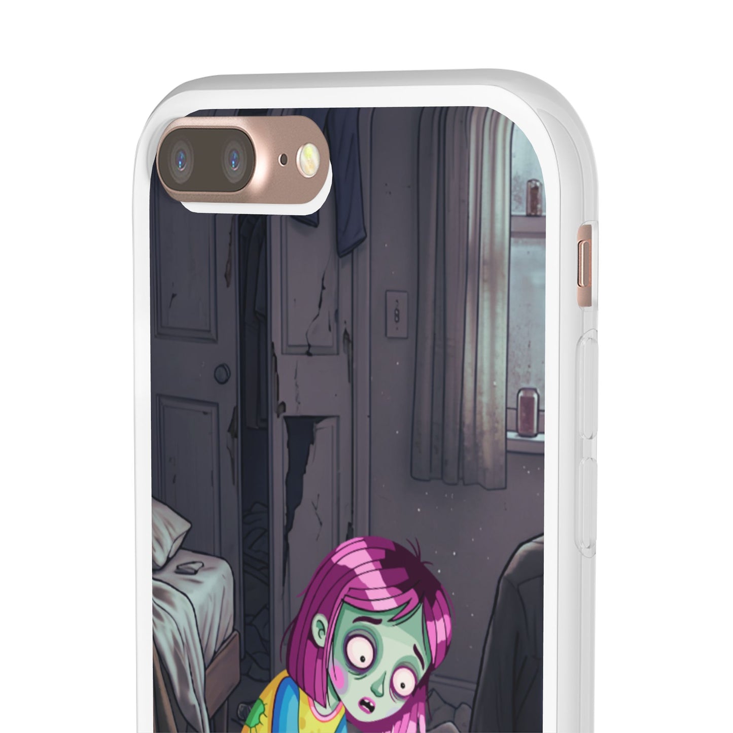Zombie Girl Phone Case — Cute Creepy Cartoon Phone Cover
