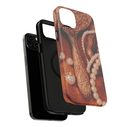 Impact-Resistant Phone Case – Bronze Vanity