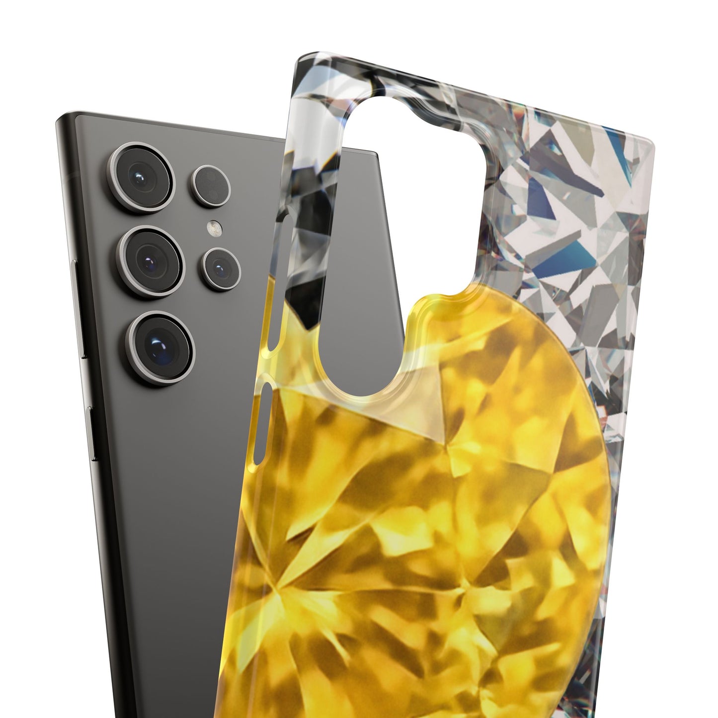Snap Phone Case – Heart of Gold