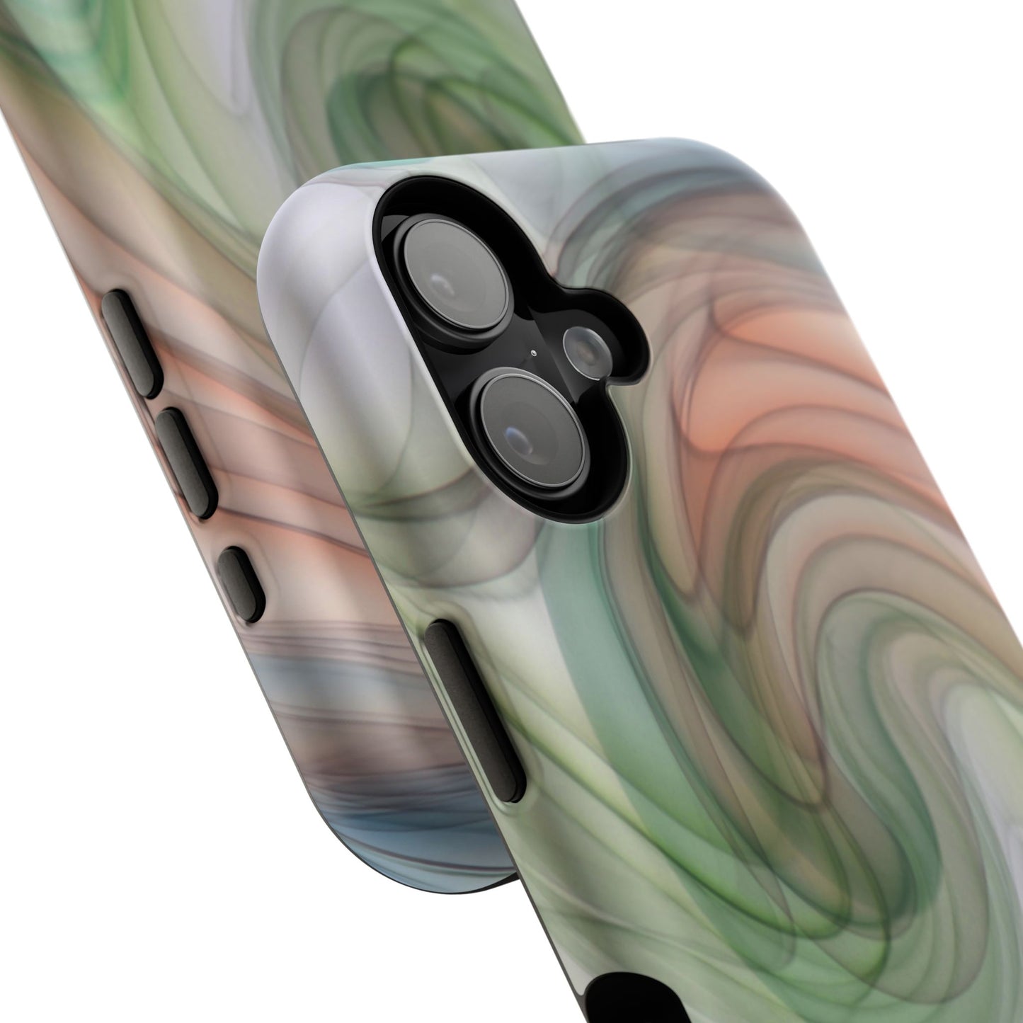 Impact-Resistant Phone Case – Marble Flow