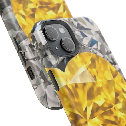 Impact-Resistant Phone Case – Heart of Gold