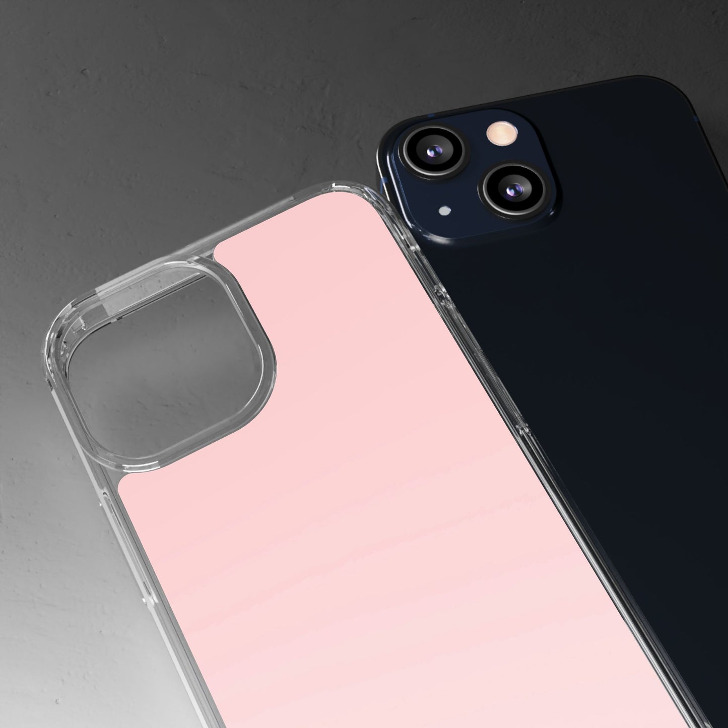 Clear Phone Case – Soft Blush