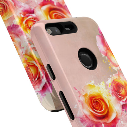 Protective Phone Case – Sunset Roses