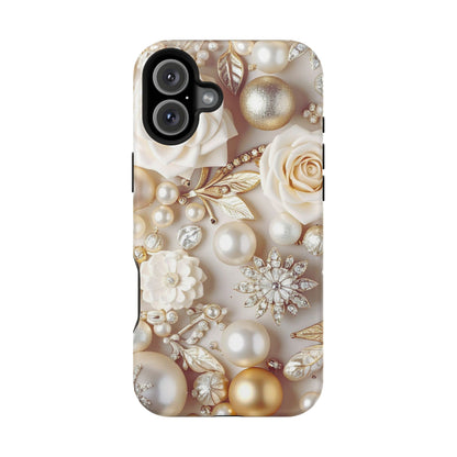 Impact-Resistant Phone Case – Ivory Opulence
