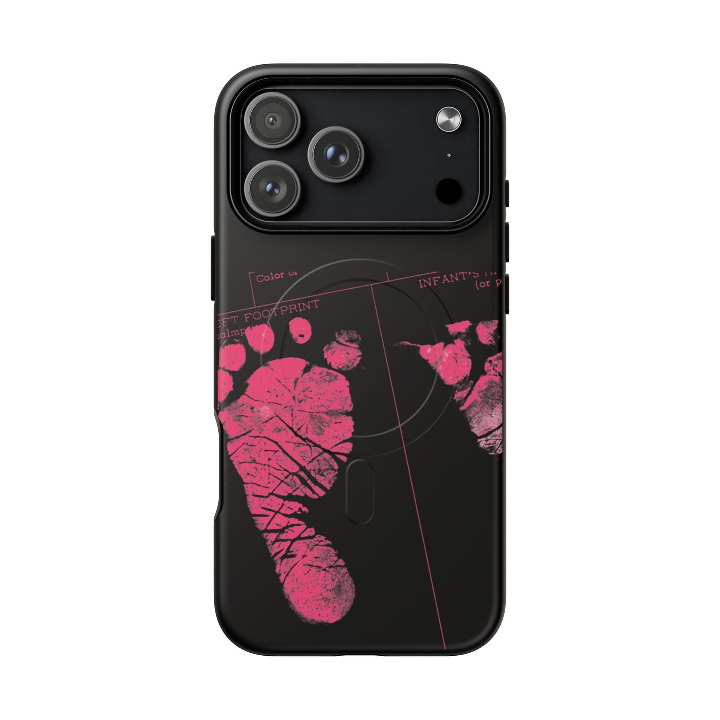 Protective Magnetic Phone Case – Mom’s Little Pink Footprints