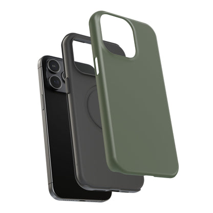 Impact-Resistant Phone Case — Military Green Protective Shockproof Cover
