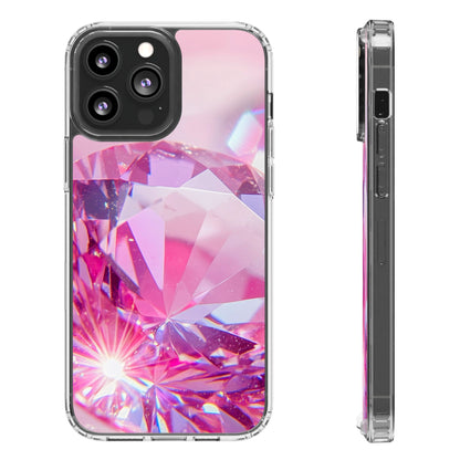 Clear Phone Case – Pink Ice