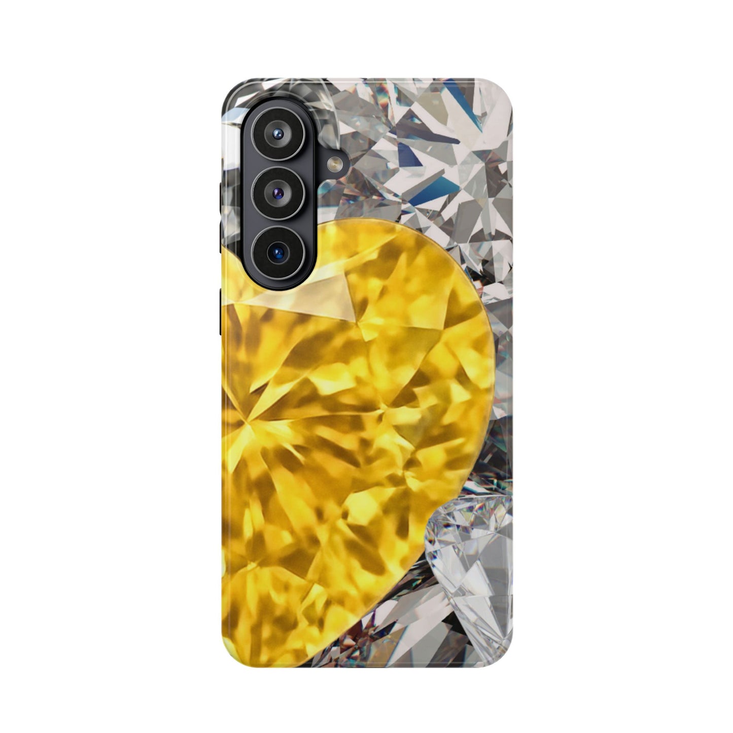 Impact-Resistant Phone Case – Heart of Gold