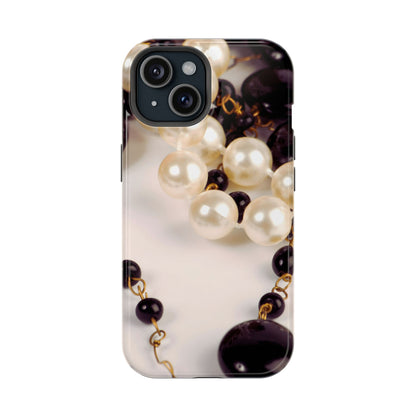 Wireless-Charging Compatible Case – Noir Pearl