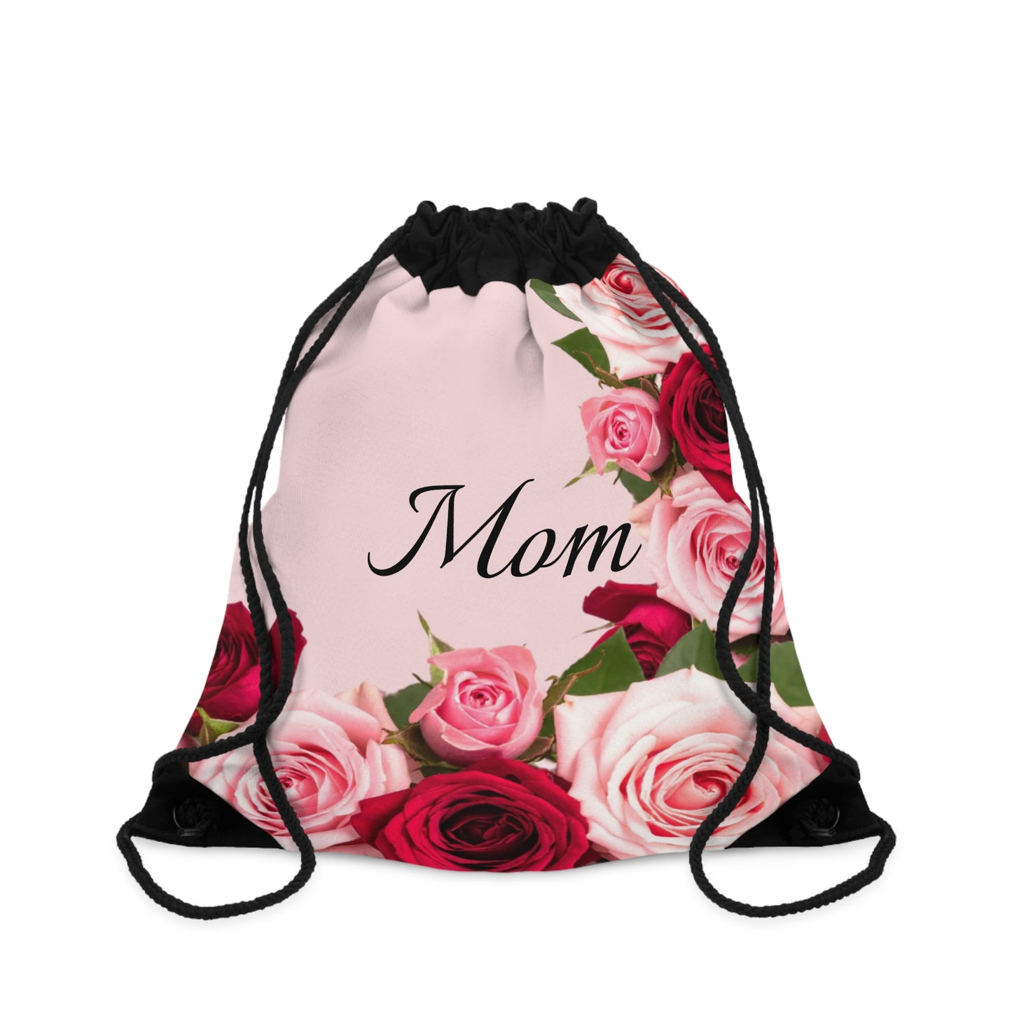 Drawstring Bag – Mom’s Rose Bouquet