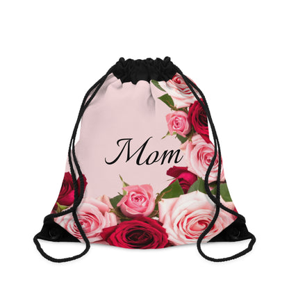 Drawstring Bag – Mom’s Rose Bouquet
