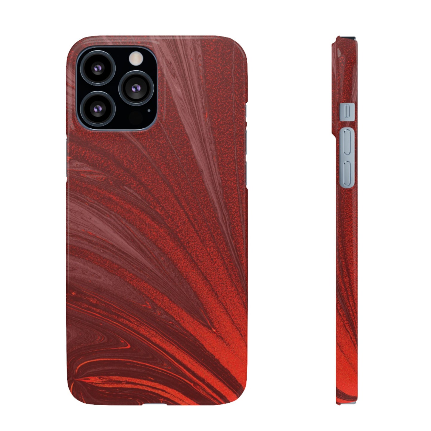 Snap Phone Case – Crimson Current