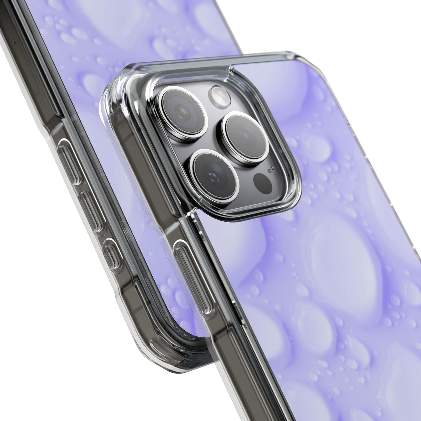 Clear Magnetic Phone Case – Lilac Dew