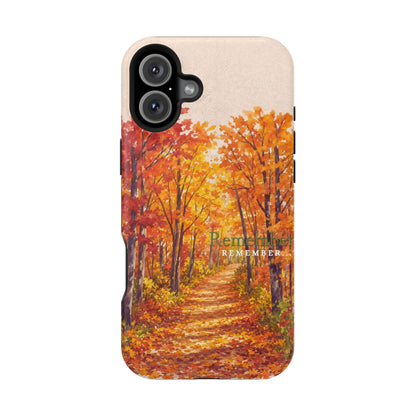 Impact-Resistant Phone Case – Autumn Remembered – Compatible with iPhone 11–17 & Samsung Galaxy S22–S26 Series