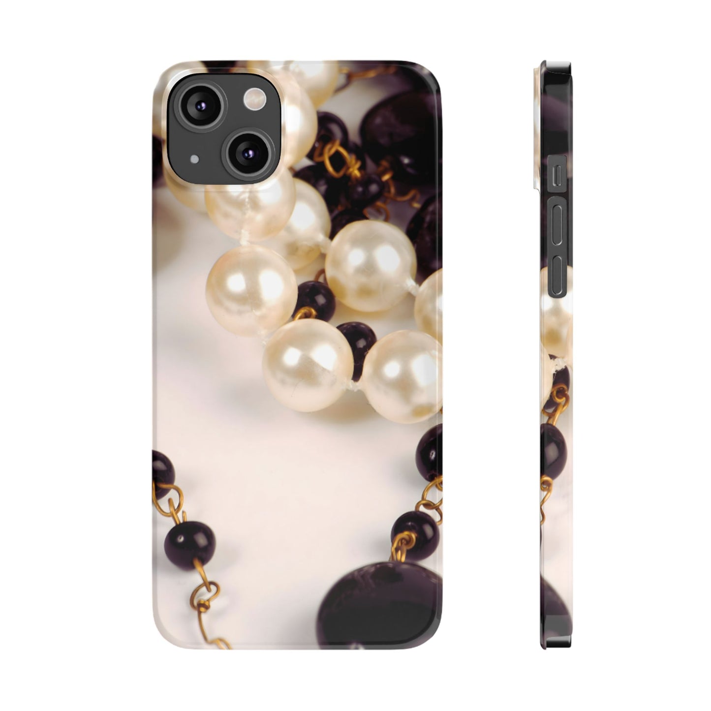 Slim Phone Case – Noir Pearl