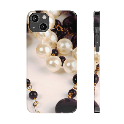 Slim Phone Case – Noir Pearl