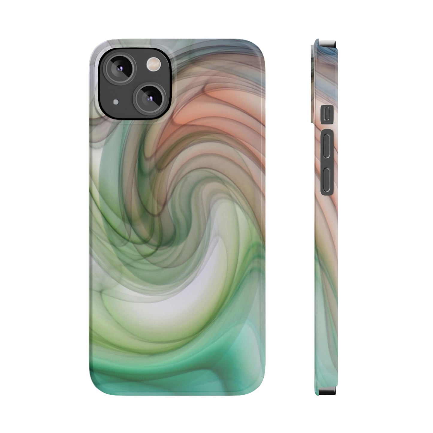 Slim Phone Case – Marble Flow