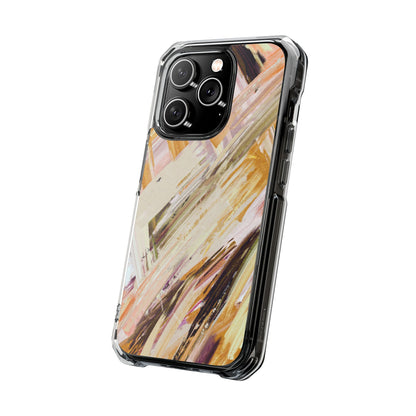 Clear Magnetic Phone Case – Brush & Bronze