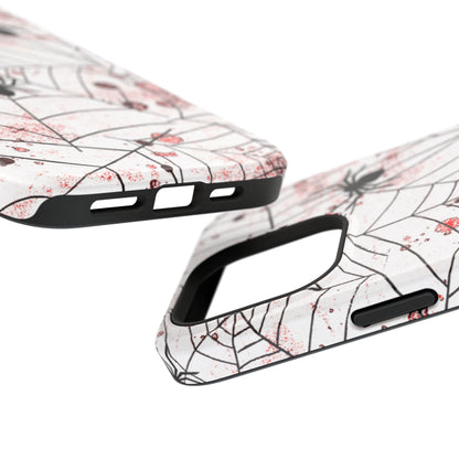 Impact-Resistant Phone Case – Blood Web