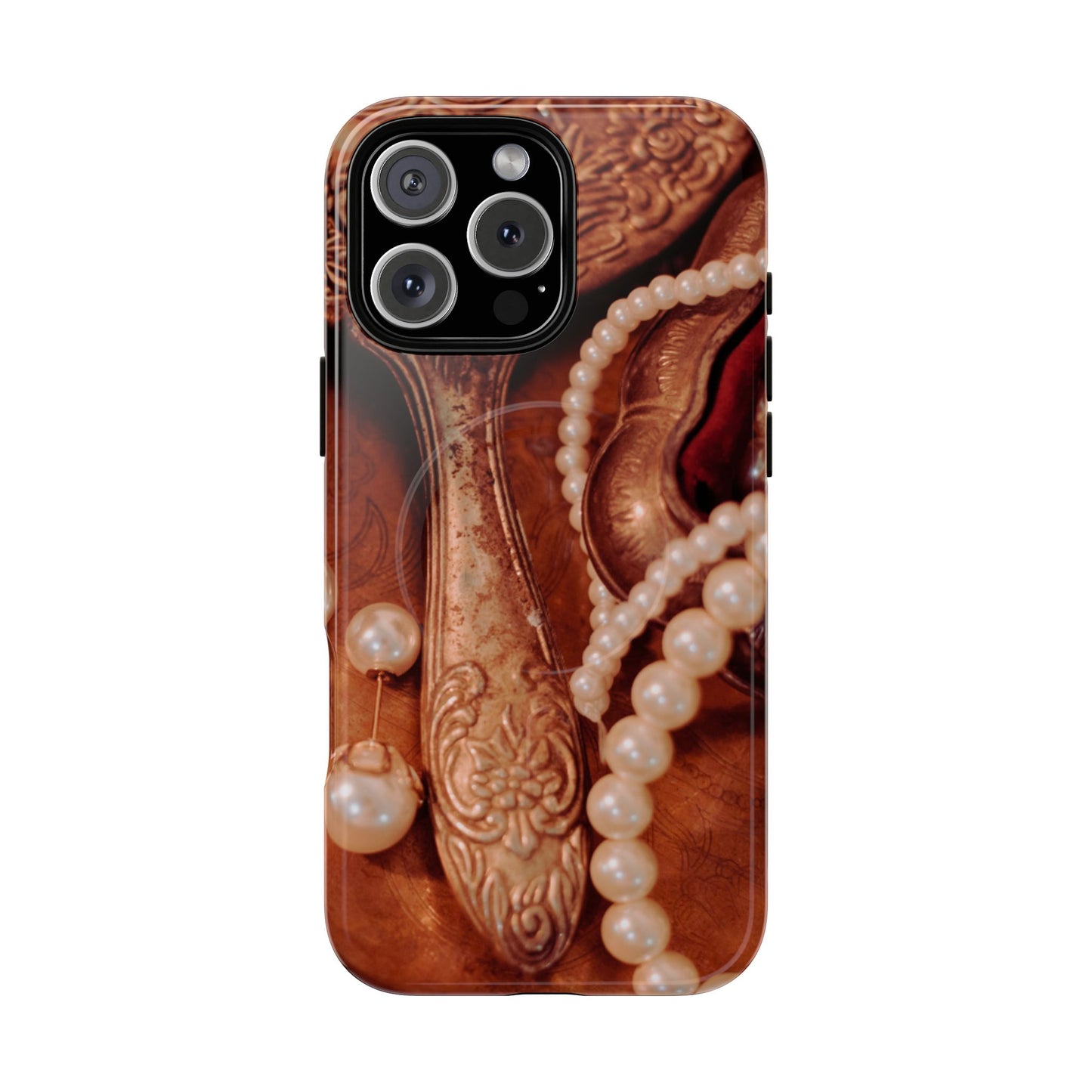 Protective Magnetic Phone Case – Bronze Vanity