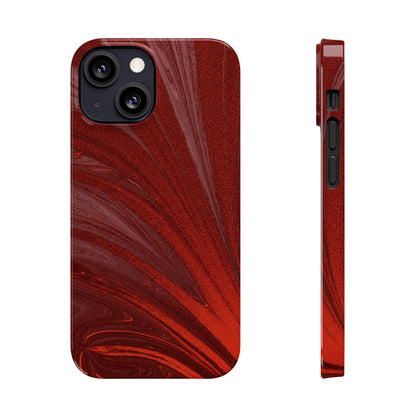Slim Phone Case — Crimson Current