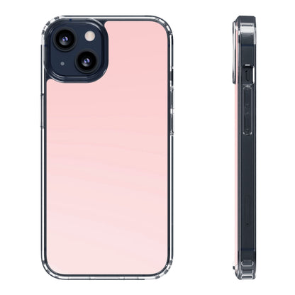 Clear Phone Case – Soft Blush