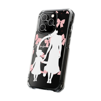 Clear Magnetic Phone Case – Best Mom: My Little Girl