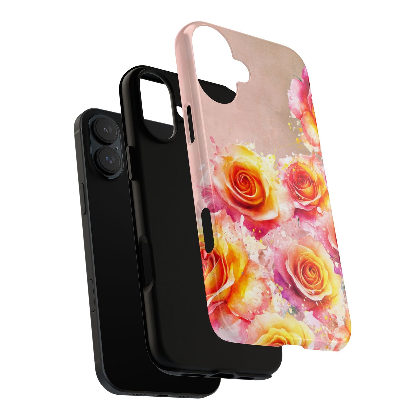 Protective Phone Case – Sunset Roses