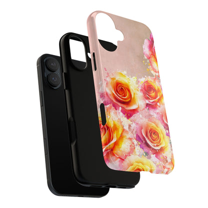 Protective Phone Case – Sunset Roses